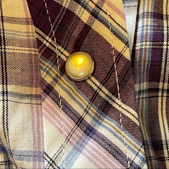 Ely Cattlemen plaid western Pearl button snap size XXL Cumberland outfitters - Picture 3 of 8